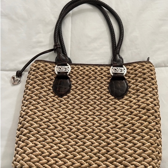 Brighton Woven Rope & Leather Bag - Picture 1 of 5